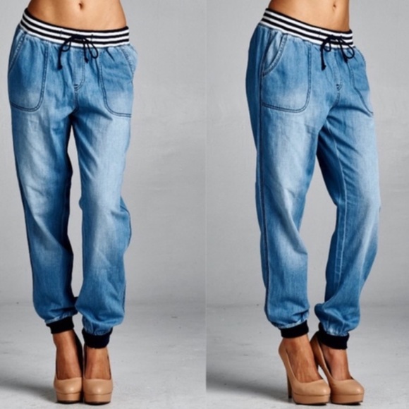 Pants - ❗️LAST ONE ❗️Denim Jogger Pants